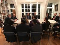 Straus Scholars meet with Lord Sacks