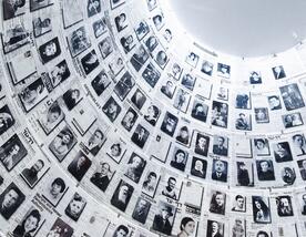 holocaust wall of photos