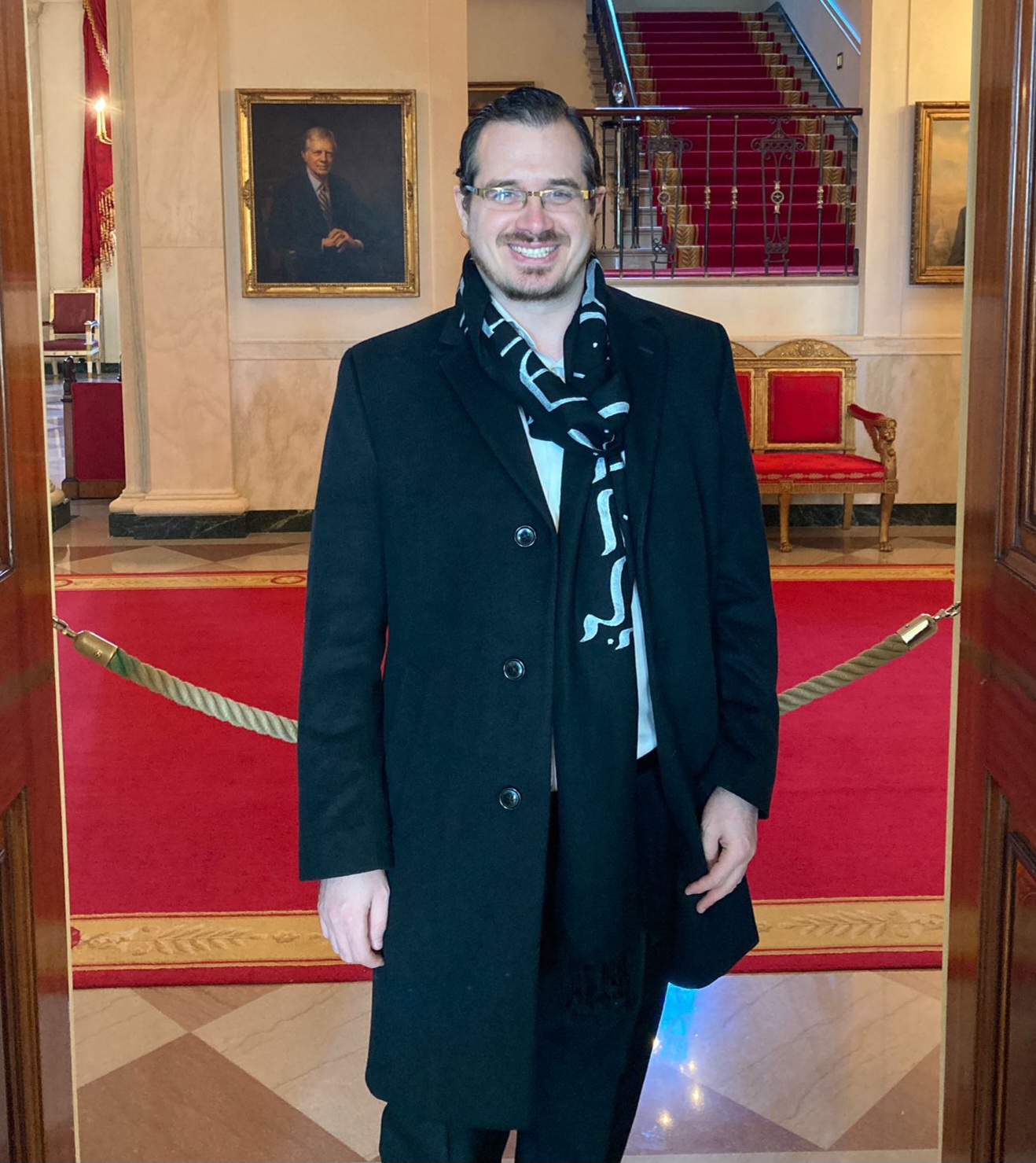 Levi Adelman at the White House