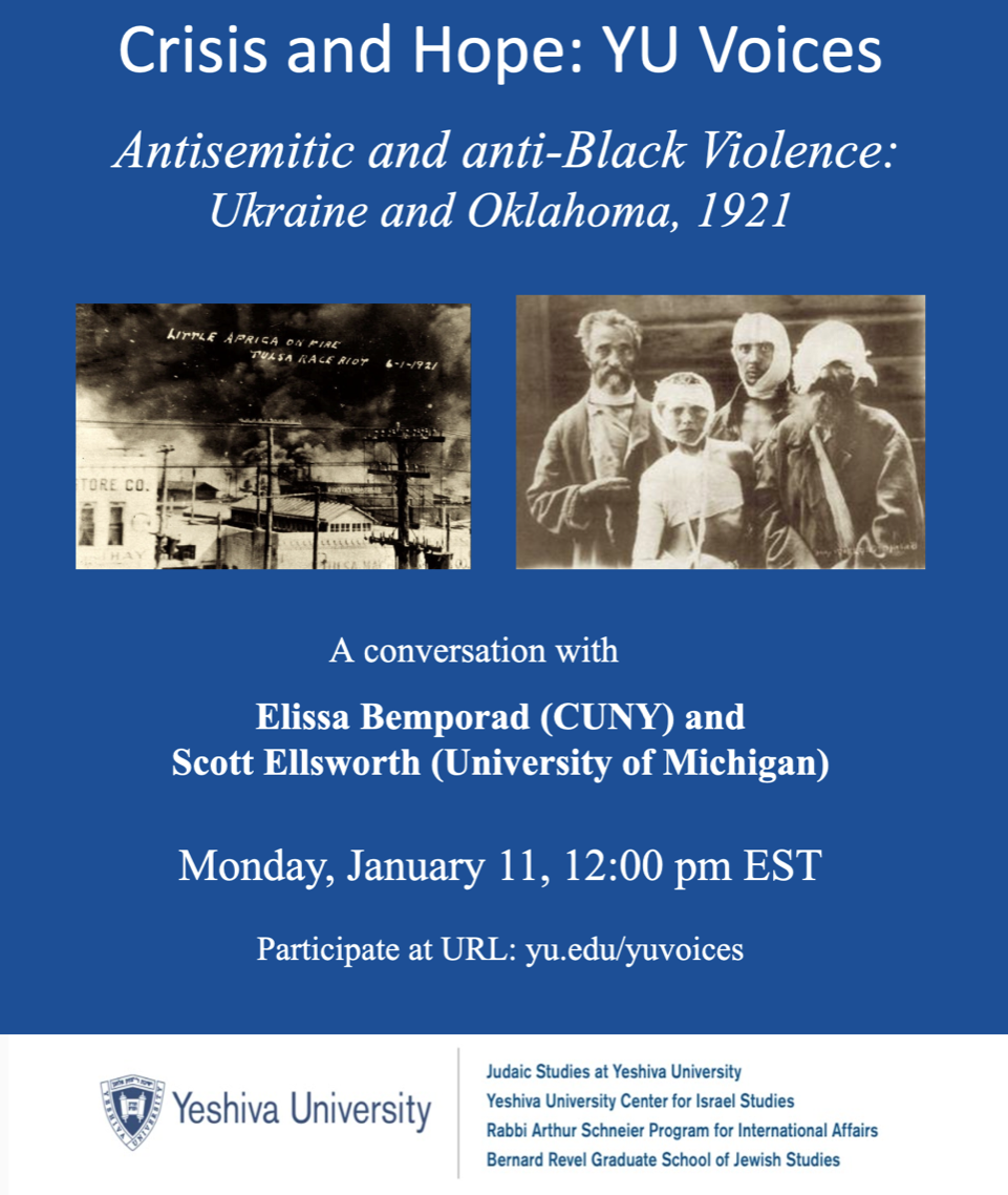 Antisemitic and Anti-black violence in the Ukraine and Oklahoma 1921