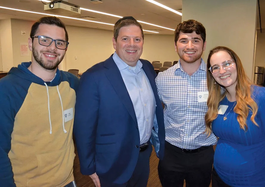 Gabe, Josh (panelist), Zack and Ahuva Greenberg. 