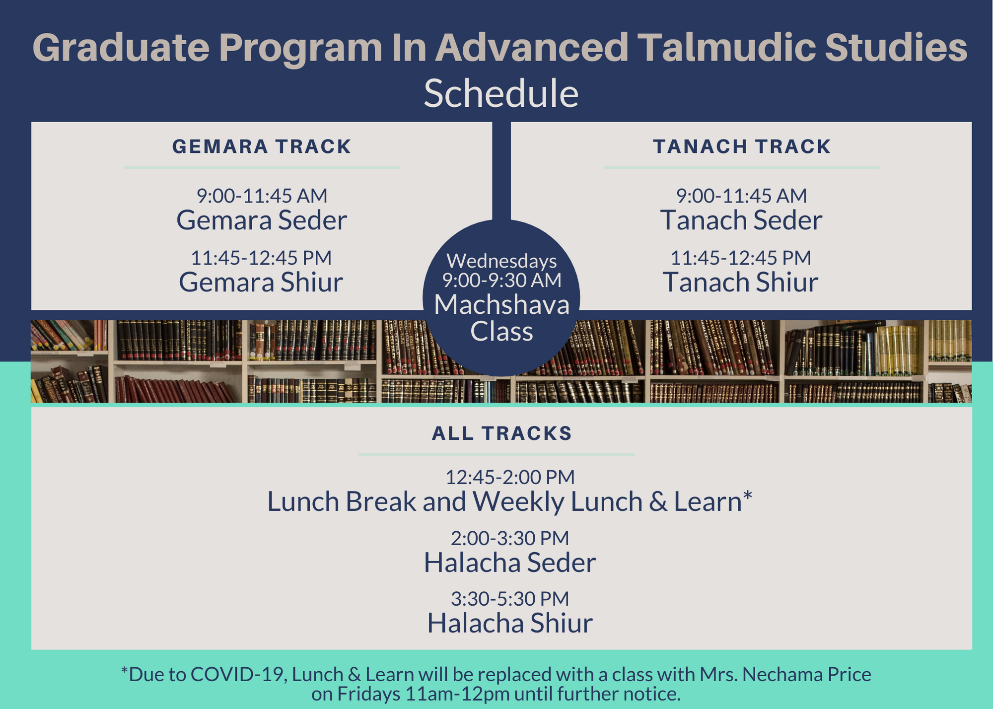 Schedule Yeshiva University