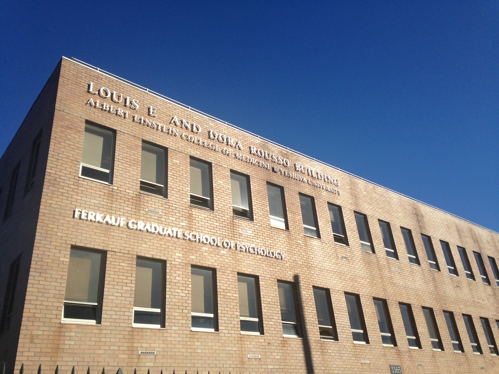 Parnes Clinic Ferkauf Graduate School of Psychology Yeshiva University
