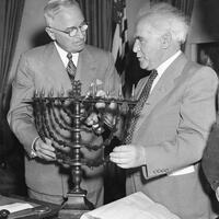 Ben Gurion and Truman