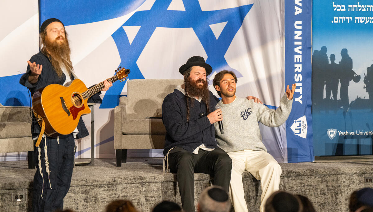 Former Hostage Omer Shem Tov and Zusha Join Yeshiva University for Moving Oct. 7 Memorial