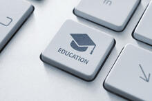 Keyboard with Education key