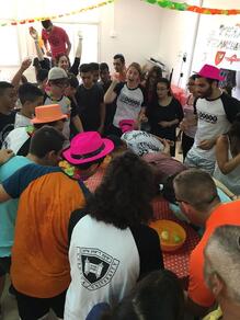 Color war in the Dimona Counterpoint Israel camp