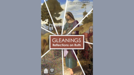 Cover of Gleanings: Reflections on Ruth against a gray background