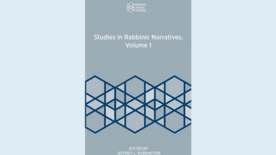 Studies in Rabbinic Narratives, Volume 1 cover against a blue background