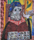 Ben Shahn, mosaic mural. William E. Grady CTE H.S., Brooklyn, 1957. Photo by: John Nelle.