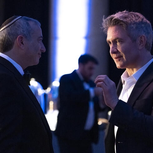 Rabbi Dr. Ari Berman, President, Yeshiva University and Douglas Murray at the Yeshiva University 101st Annual Hanukkah Dinner