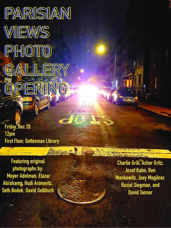 Poster for the Parisian Views exhibit
