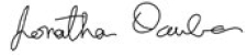 Signature of Jonatha Dauber