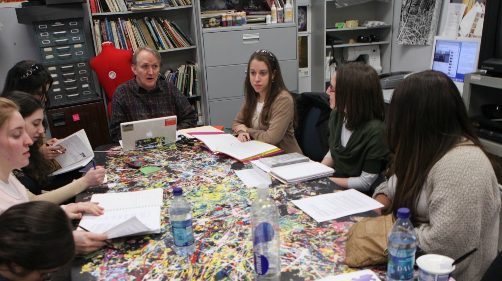 Mendes' (center) new course guides students through a journey of self-exploration.