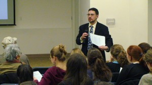 Ted Merwin delivers Rogoff Lecture