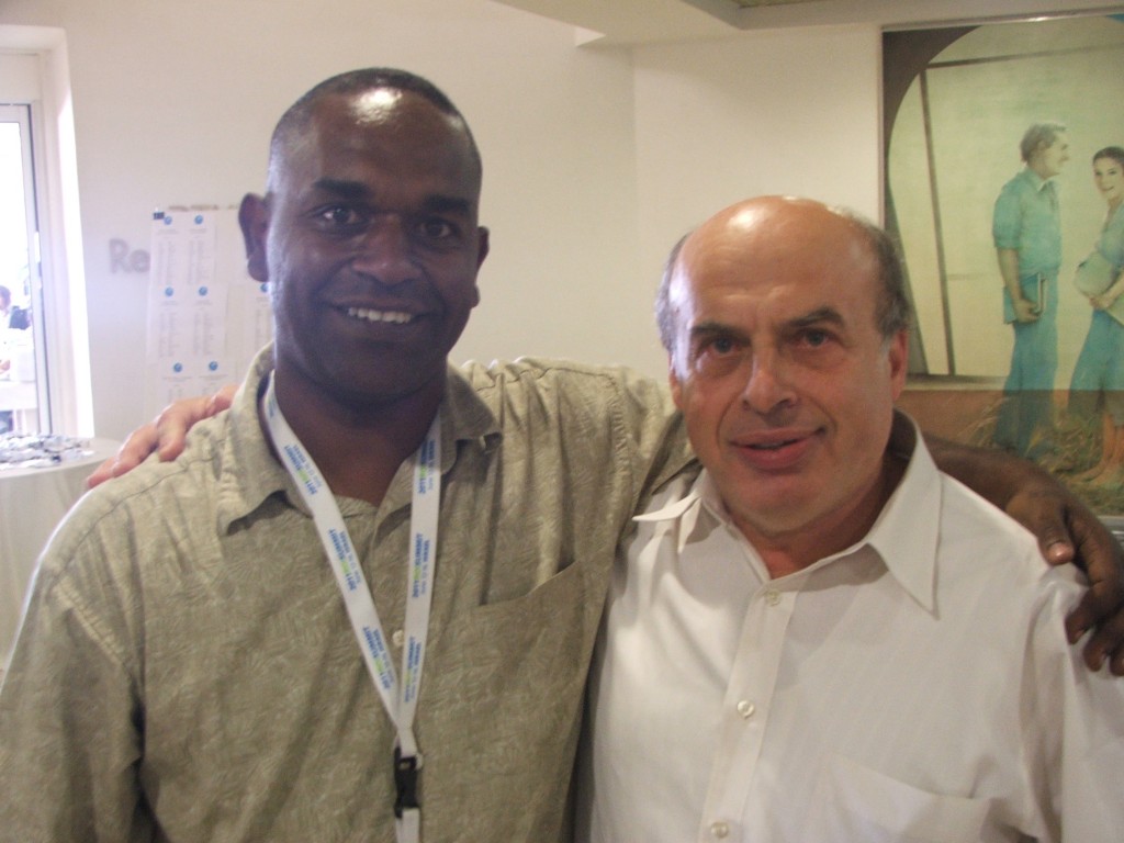 Legesse with Natan Sharansky