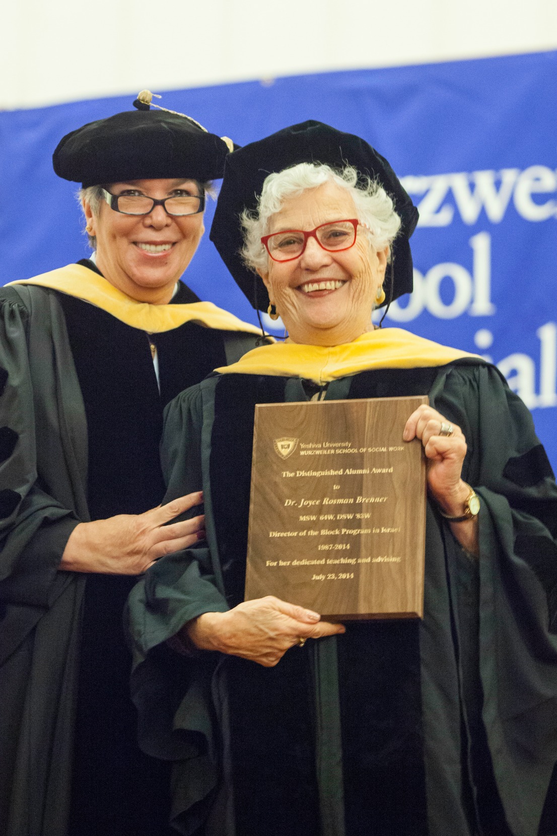 Dean Carmen Ortiz Hendricks, left, and Dr. Joyce Brenner