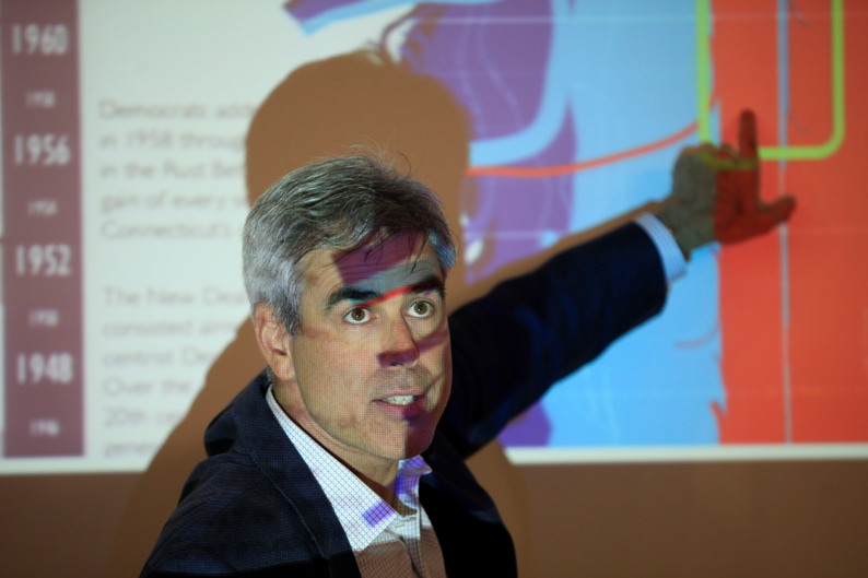 NYU Professor Jonathan Haidt  speaks about how morality varies across cultures, religions and political groups at Belfer Hall on the WILF, men's campus on August 27,  2014. The lecture was a partnership between the Honors Program and the Psychology Department.
