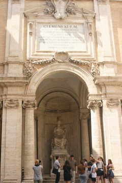 Students at the Capitoline Museum