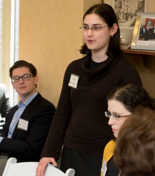 The Annual Wilf Luncheon hosted in the President's Office on the Wilf Campus