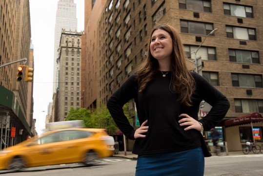 Portrait of Rachel Rolnick, a gradauting student in Stern College who was accepted into many Law SSchools, including Yale.
