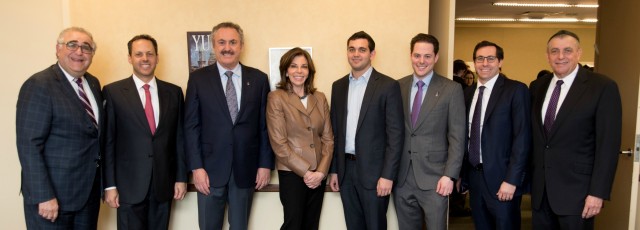 The Annual Wilf Luncheon hosted in the President's Office on the Wilf Campus