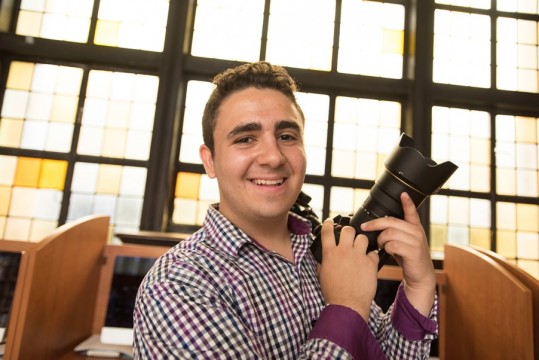 Shimmy Socol, YUHSB Graduate being highlightes in YU Today