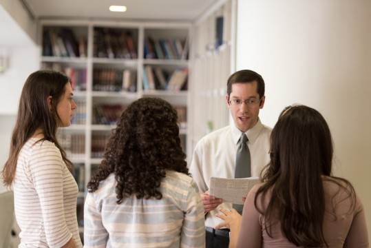 Rabbi David Nachbar is serving as June Zman’s instructor