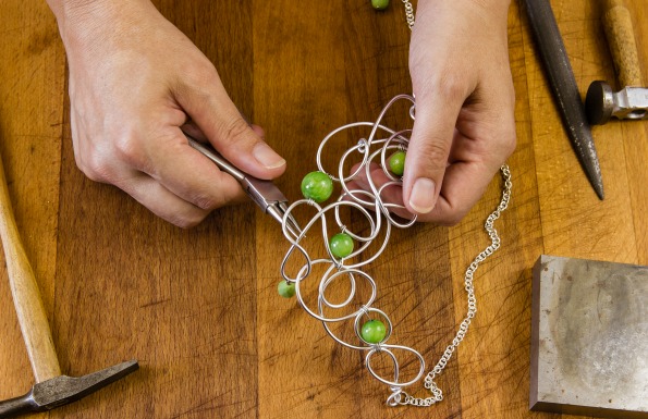 jewelry handmade by experienced goldsmiths with simple tools
