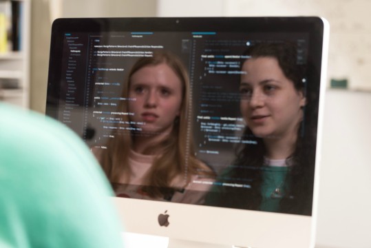 Portraits highlighting the new computer science program at Beren