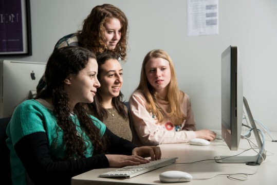 Portraits highlighting the new computer science program at Beren