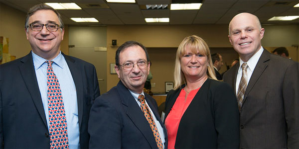 (l-r) Tom Apple (ITOCHU International Inc.); Neal Soss (Credit Suisse); Tracey Massey (Mars Chocolate North America); Jake Novak (CNBC.com)