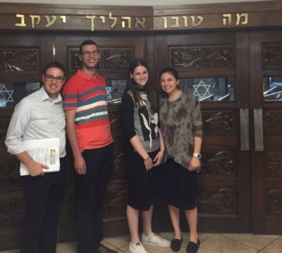 Rachel Fried's team traveled to Columbus, Ohio. 