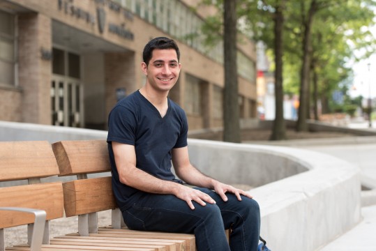 Yitzhak Shmalo, a student working on K-Theory with Professor Marian Gidea