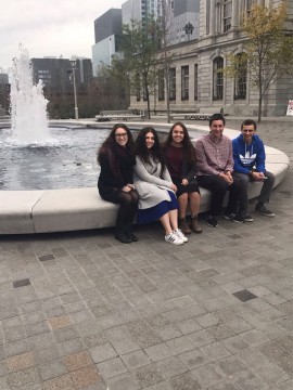 Torah Tours participants in Montreal, Quebec
