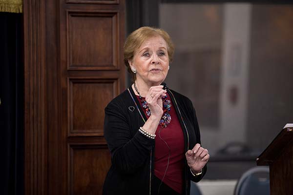 Holocaust survivor Marion Lazan