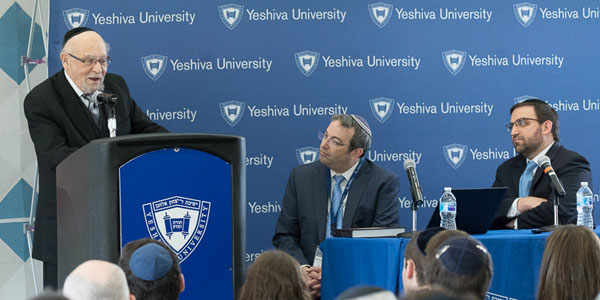 Tendler at podium