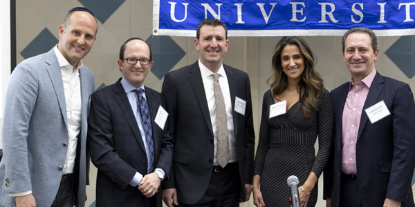 (l-r): Adam Lauer, Isaac Hagler, Allen Pfeiffer, Jillian Mariutti, Jonathan Silber