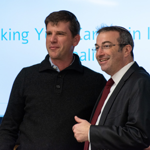 Michael Eisbenberg with Dr. Ari Berman