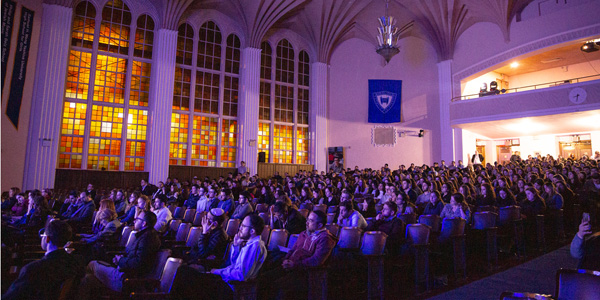 The audience at Yom HaShoah 2019