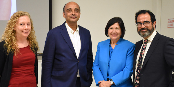 (l-r): Cynthia Wachtell, Kwame Appiah, Selma Botman, Ronnie Perelis