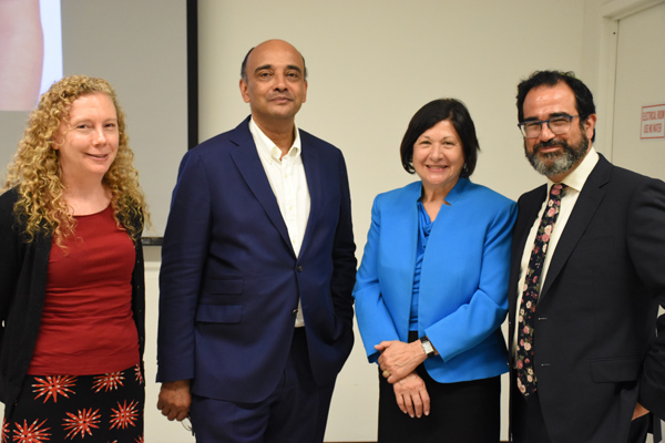 (l-r): Cynthia Wachtell, Kwame Appiah, Selma Botman, Ronnie Perelis