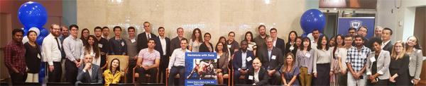 Group photo of the students and panelist at Decisions with Data Conference