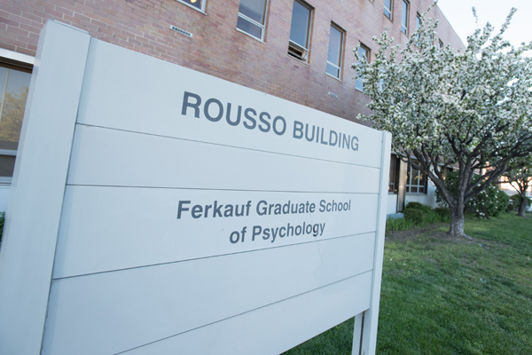 Signage for the Ferkauf Graduate School of Psychology