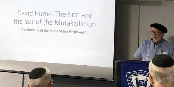 Dr. Mark Steiner on Hume and Maimonides