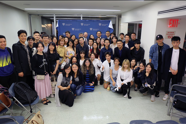 Students at the mid-autumn festival