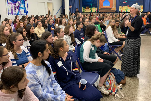 Orientation 2019 at Central - crowd in auditorium