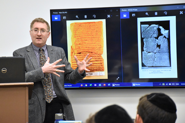 Dr. Shalom Holtz describes two cuneiform documents he used for his book, Praying Legally