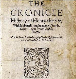 Cover page of Henry V