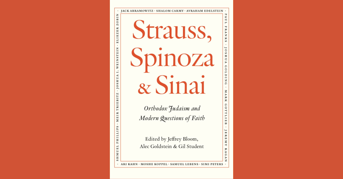 Strauss, Spinoza & Sinai Book Cover